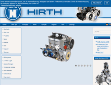 Tablet Screenshot of hirth-motoren.de